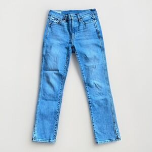 GAP Womens Vintage Slim Mid Rise Jeans 27/4R Stretch Light Wash Classic Denim
